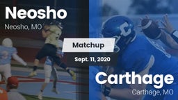 Matchup: Neosho  vs. Carthage  2020