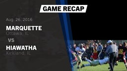 Recap: Marquette  vs. Hiawatha  2016