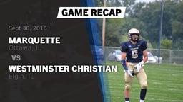 Recap: Marquette  vs. Westminster Christian  2016