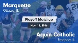 Matchup: Marquette High vs. Aquin Catholic  2016