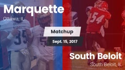 Matchup: Marquette High vs. South Beloit  2017