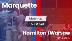 Matchup: Marquette High vs. Hamilton /Warsaw  2017