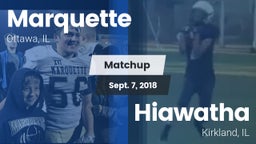 Matchup: Marquette High vs. Hiawatha  2018