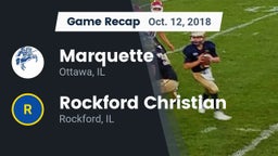 Recap: Marquette  vs. Rockford Christian  2018