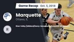 Recap: Marquette  vs. River Valley [Midland/Henry-Senachwine/Lowpoint-Washburn] 2018