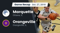 Recap: Marquette  vs. Orangeville  2018