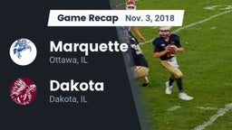 Recap: Marquette  vs. Dakota  2018