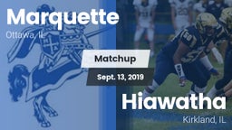 Matchup: Marquette High vs. Hiawatha  2019