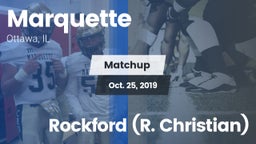 Matchup: Marquette High vs. Rockford (R. Christian) 2019