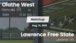 Matchup: Olathe West vs. Lawrence Free State  2018