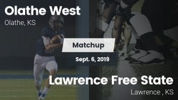 Matchup: Olathe West vs. Lawrence Free State  2019