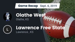 Recap: Olathe West   vs. Lawrence Free State  2019