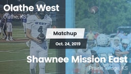 Matchup: Olathe West vs. Shawnee Mission East  2019