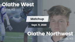 Matchup: Olathe West vs. Olathe Northwest  2020