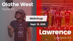 Matchup: Olathe West vs. Lawrence  2020