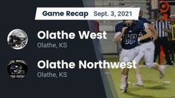 Recap: Olathe West   vs. Olathe Northwest  2021