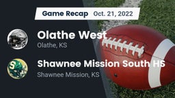 Recap: Olathe West   vs. Shawnee Mission South HS 2022