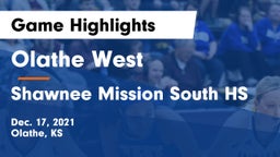 Olathe West   vs Shawnee Mission South HS Game Highlights - Dec. 17, 2021