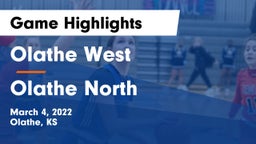 Olathe West   vs Olathe North  Game Highlights - March 4, 2022