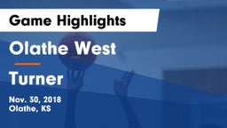 Olathe West   vs Turner  Game Highlights - Nov. 30, 2018