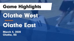 Olathe West   vs Olathe East  Game Highlights - March 4, 2020