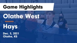 Olathe West   vs Hays  Game Highlights - Dec. 3, 2021