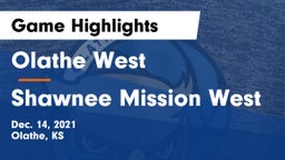 Olathe West   vs Shawnee Mission West Game Highlights - Dec. 14, 2021