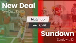 Matchup: New Deal  vs. Sundown  2016