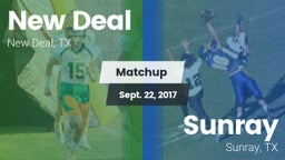Matchup: New Deal  vs. Sunray  2017