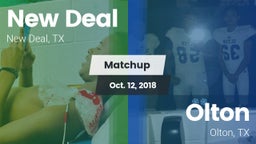 Matchup: New Deal  vs. Olton  2018