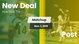 Matchup: New Deal  vs. Post  2019