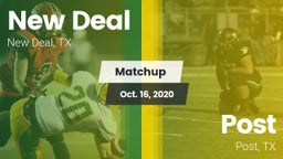 Matchup: New Deal  vs. Post  2020