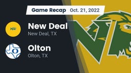Recap: New Deal  vs. Olton  2022