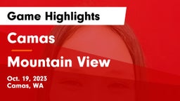 Camas  vs Mountain View  Game Highlights - Oct. 19, 2023