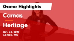 Camas  vs Heritage  Game Highlights - Oct. 24, 2023