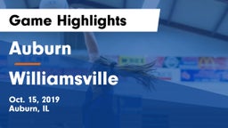 Auburn  vs Williamsville Game Highlights - Oct. 15, 2019