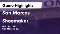 San Marcos  vs Shoemaker  Game Highlights - Nov. 24, 2020