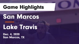 San Marcos  vs Lake Travis  Game Highlights - Dec. 4, 2020