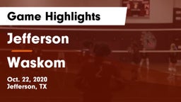Jefferson  vs Waskom  Game Highlights - Oct. 22, 2020