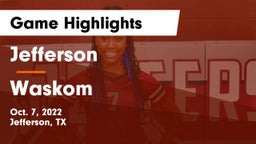 Jefferson  vs Waskom  Game Highlights - Oct. 7, 2022