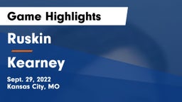 Ruskin  vs Kearney  Game Highlights - Sept. 29, 2022