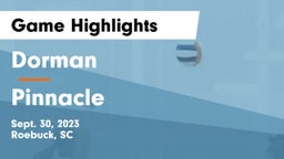 Dorman  vs Pinnacle  Game Highlights - Sept. 30, 2023