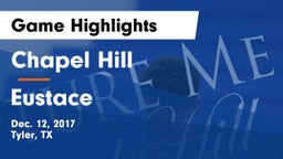 Chapel Hill  vs Eustace  Game Highlights - Dec. 12, 2017