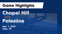 Chapel Hill  vs Palestine  Game Highlights - Dec. 1, 2018