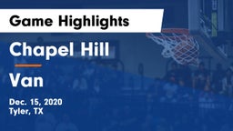 Chapel Hill  vs Van  Game Highlights - Dec. 15, 2020