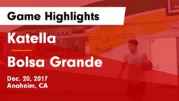 Katella  vs Bolsa Grande  Game Highlights - Dec. 20, 2017