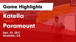 Katella  vs Paramount  Game Highlights - Dec. 22, 2017