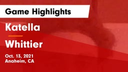 Katella  vs Whittier  Game Highlights - Oct. 13, 2021