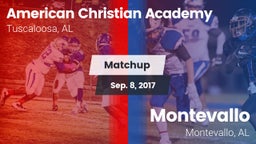 Matchup: American Christian vs. Montevallo  2017