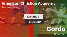 Matchup: American Christian vs. Gordo  2017